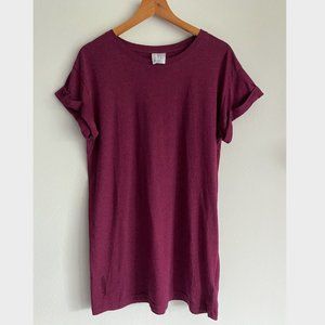 Maroon H&M Tshirt Dress
